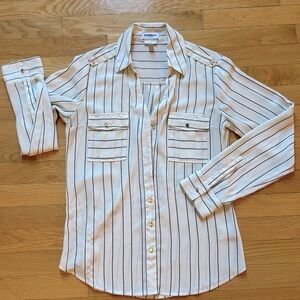 Express Women’s Stripped Portofino Slim Top Size S